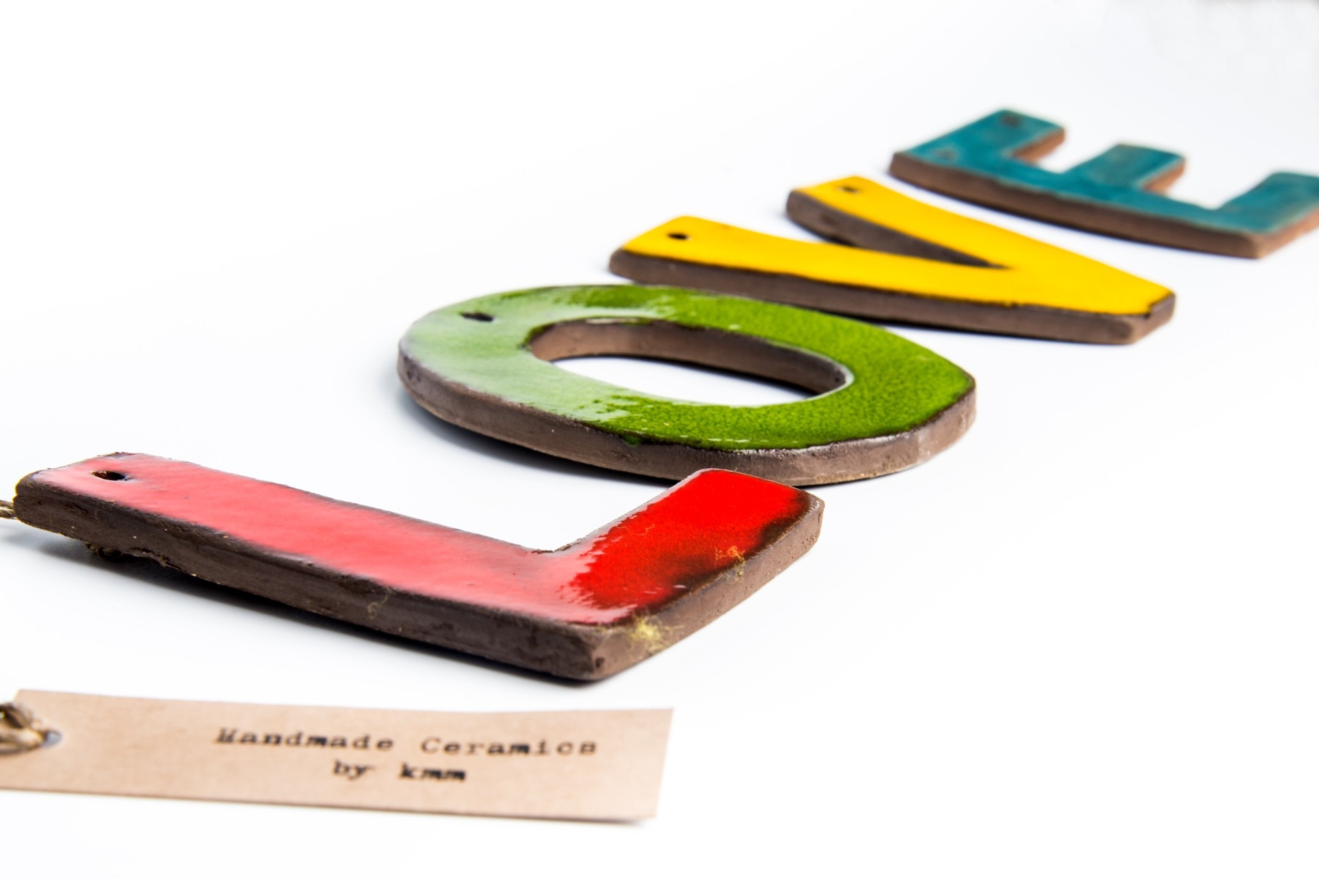 Ceramic Letters - uniqueshop